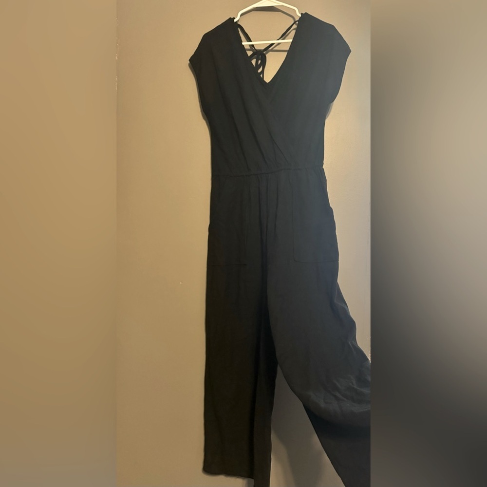 Rayon/linen jumpsuitt